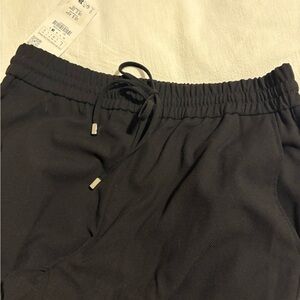 Zara Black Drawstring Pants